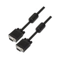 Cable SVGA Aisens A113-0071/ VGA Macho - VGA Macho/ Hasta 3W/ 10Mbps/ 1.8m/ Preto