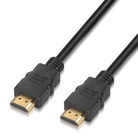 Cable HDMI 2.0 4K Aisens A120-0121/ HDMI Macho - HDMI Macho/ 2m/ Certificado/ Preto