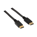 Cable DisplayPort 1.2 4K Aisens A124-0130/ DisplayPort Macho - DisplayPort Macho/ Hasta 5W/ 2300Mbps/ 3m/ Preto