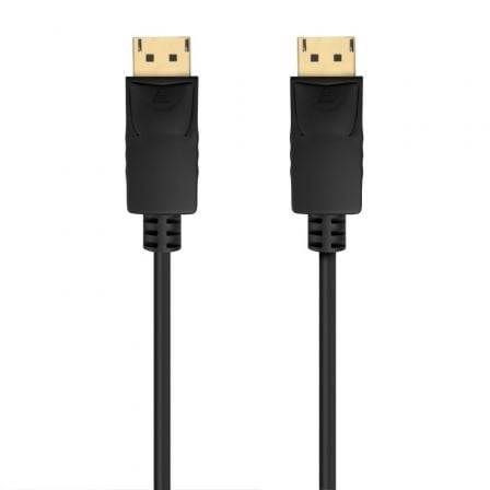 Cable DisplayPort 1.2 CCS 4K Aisens A124-0742/ DisplayPort Macho - DisplayPort Macho/ Hasta 5W/ 2300Mbps/ 5m/ Preto
