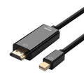 Cable Conversor Aisens A125-0361/ Mini DisplayPort Macho - HDMI Macho/ Hasta 5W/ 2300Mbps/ 2m/ Preto