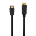 Cable Conversor Aisens A125-0551/ DisplayPort Macho - HDMI Macho/ Hasta 5W/ 2300Mbps/ 1.5m/ Preto