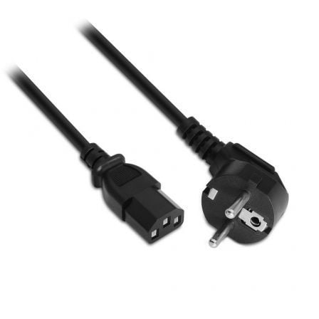 Cable Alimentación Aisens A132-0167/ CEE(7-7) Macho - C13 Hembra/ Hasta 1500W/ 1.5m/ Preto