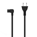Cable Alimentación Forma 8 Aisens A132-0599/ CEE7/16 Macho - C7 Hembra/ Hasta 1500W/ 3m/ Preto