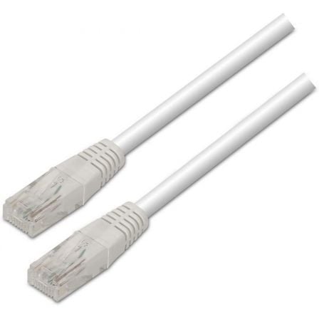 Cable de Red RJ45 UTP Aisens A133-0197/ Cat.5e/ 1m/ Branco