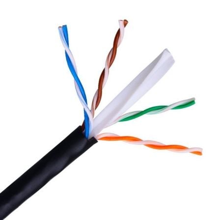 Bobina de Cable RJ45 para Exteriores UTP Aisens A135-0264 Cat.6/ 305m/ Impermeable/ Preto
