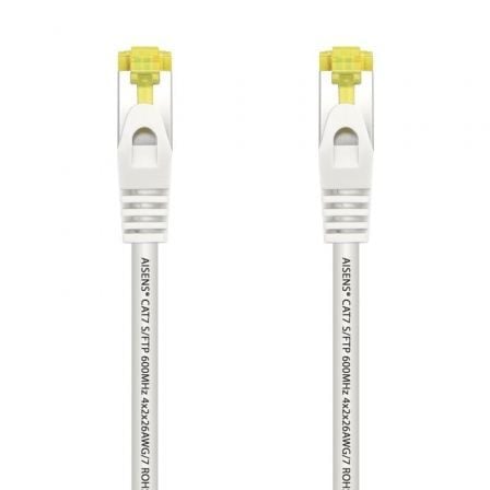 Cable de Red RJ45 SFTP Aisens A146-0490 Cat.7/ 1m/ Branco