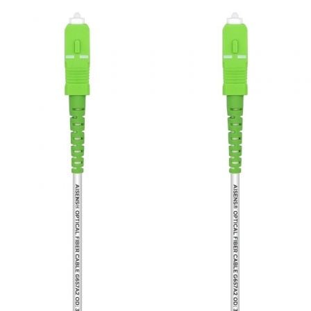Cable de Fibra Óptica G657A2 3.0 Aisens A152-0502/ LSZH/ 40m/ Branco