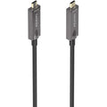Cable USB 3.1 Tipo-C Aisens AOC A157-0883/ USB Tipo-C Macho - USB Tipo-C Macho/ Hasta 60W/ 10Gbps/ 15m/ Preto