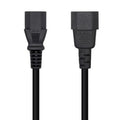 Cable Alimentación Aisens A132-0532/ IEC C13 Hembra - IEC C14 Macho/ 10m/ Preto