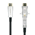 Cable HDMI 2.0 AOC 4K Desmontable Aisens A148-0510/ HDMI Macho / D Macho - HDMI Macho/ 15m/ Preto