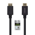 Cable HDMI 2.1 8K Aisens A150-0420/ HDMI Macho - HDMI Macho/ 50cm/ Certificado/ Preto