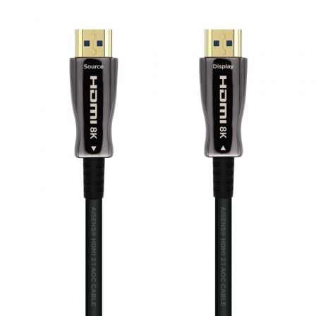 Cable HDMI 2.1 AOC 8K Aisens A153-0520/ HDMI Macho - HDMI Macho/ 40m/ Preto