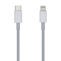 Cable USB 2.0 Tipo-C Lightning Aisens A102-0441/ Lightning Macho - USB Tipo-C Macho/ 480Mbps/ 20cm/ Branco
