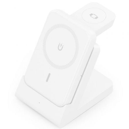 Base de carga Inalámbrica Aisens ASCH-15W4WC063-W/ 15W/ Branco