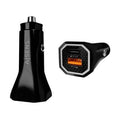 Carregador de Coche Aisens ASCH-CAR2PQC-BK/ 1xUSB-Tipo C/ 1xUSB/ 38W