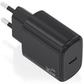 Carregador de Pared GaN Aisens A110-0976/ 1xUSB Tipo-C/ 30W/ Preto