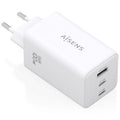 Carregador de Pared GaN Aisens ASCH-100W3P051-W/ 2xUSB Tipo-C/ 1xUSB/ 100W