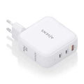 Carregador de Pared GaN Aisens ASCH-140W3P030-W/ 2xUSB Tipo-C/ 1xUSB/ 140W