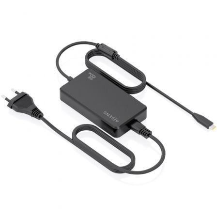 Carregador Sobremesa GaN Aisens ASCH-1PD100D070-BK/ 1xUSB Tipo-C/ 100W