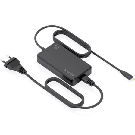 Carregador Sobremesa GaN Aisens ASCH-1PD65D068-BK/ 1xUSB Tipo-C/ 65W