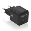 Carregador de Pared GaN Aisens ASCH-25W1P013-BK/ 1xUSB Tipo-C/ 25W