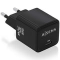 Carregador de Pared GaN Aisens ASCH-30W1P036-BK/ 1xUSB Tipo-C/ 30W