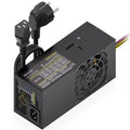 Fuente de Alimentación TFX Aisens ASPC-500TFX-PSEBK/ 500W/ Ventilador 8cm
