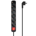 Regleta con Interruptor Aisens A154-0536/ 6 Tomas de Corriente/ Cable 1.4m/ Preto