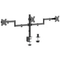 Soporte de Mesa para 3 Monitores Aisens DT27TSR-281/ Giratorio/ Inclinable/ hasta 10kg