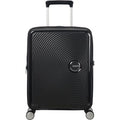 Maleta de Cabina American Tourister SoundBox Spinner 55cm/ 55x40x20cm/ 4 Ruedas/ Preta