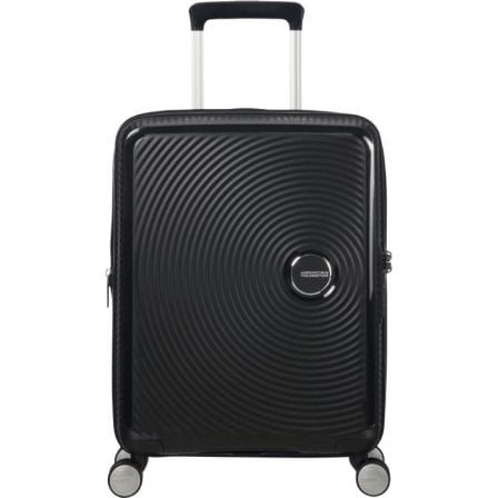 Maleta de Cabina American Tourister SoundBox Spinner 55cm/ 55x40x20cm/ 4 Ruedas/ Preta