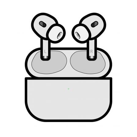 Auscultadores Bluetooth Apple Airpods Pro 3nd/ USB-C/ Estuche de Carga Magsafe