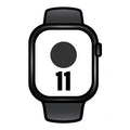 Apple Watch Series 11/ GPS/ Cellular/ 42mm/ Preto Azabache/ Correa Deportiva Preta (S/M)
