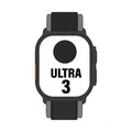 Apple Watch Ultra 3/ GPS/ Cellular/ 49mm/ Caja Titanio Preto/ Correa Trail Loop Preta S/M