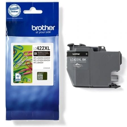 Cartucho de Tinta Original Brother LC-422 XL Alta Capacidad/ Preto