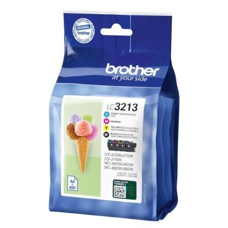 Cartucho de Tinta Original Brother LC-3213VAL Multipack/ Cian/ Magenta/ Amarillo/ Preto