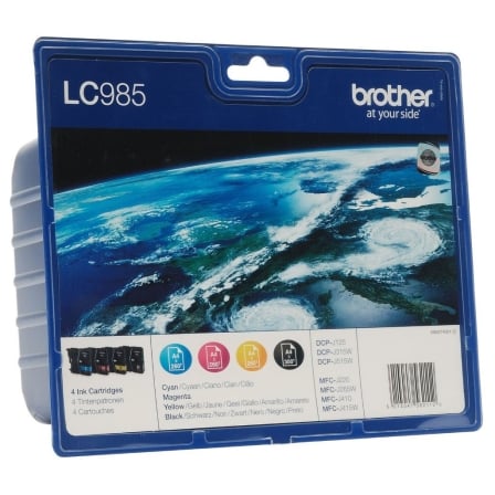 Cartucho de Tinta Original Brother LC- 985 Multipack/ Cian/ Magenta/ Amarillo/ Preto