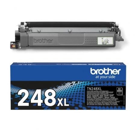 Tóner Original Brother TN248XLBK Alta Capacidad/ Preto
