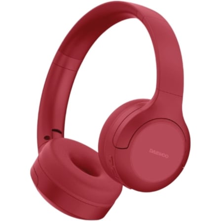 Auscultadores Inalámbricos Daewoo DW2026/ con Micrófono/ Bluetooth/ Rojos