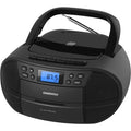 Radio CD Daewoo DW3014/ 4W/ a Pilas/ con Cable/ Preto
