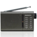 Radio Portátil Daewoo DW1035/ a Pilas/ Gris Oscuro