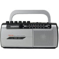 Radio Cassete Daewoo DW1107/ con Cable/ a Pilas/ Preta y Plateada