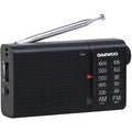 Radio Portátil Daewoo DW1119/ Preta