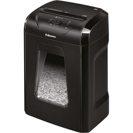 Destructora Fellowes 12C/ Corte en Partículas de 4 x 40mm/ Preta