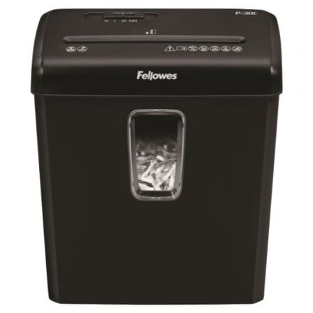 Destructora Fellowes P-30C/ Corte en Partículas de 4 x 34mm/ Preta