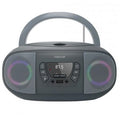 Radio CD Fonestar BOOM-GO-G/ 13W/ a Pilas/ con Cable/ Gris