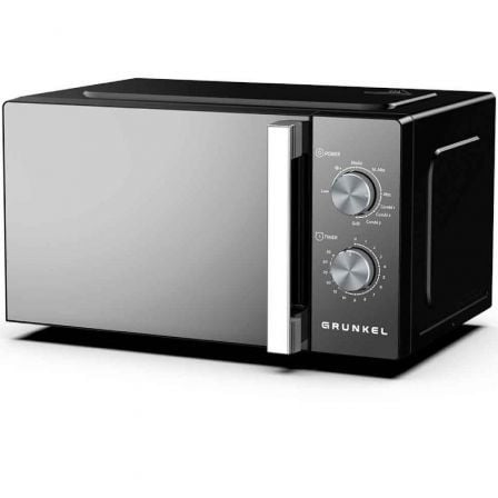 Microondas Grunkel MWG-20ESPEJO/ 800W/ Capacidad 20L/ Función Grill/ Preto