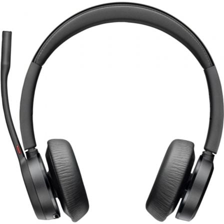 Auscultadores Inalámbricos Poly Voyager 4320-M para Microsoft Teams + Adaptador BT700 + Base de Carga/ con Micrófono/ Bluetooth/ Pretos