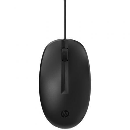 Rato HP 125/ Hasta 1200 DPI/ Preto